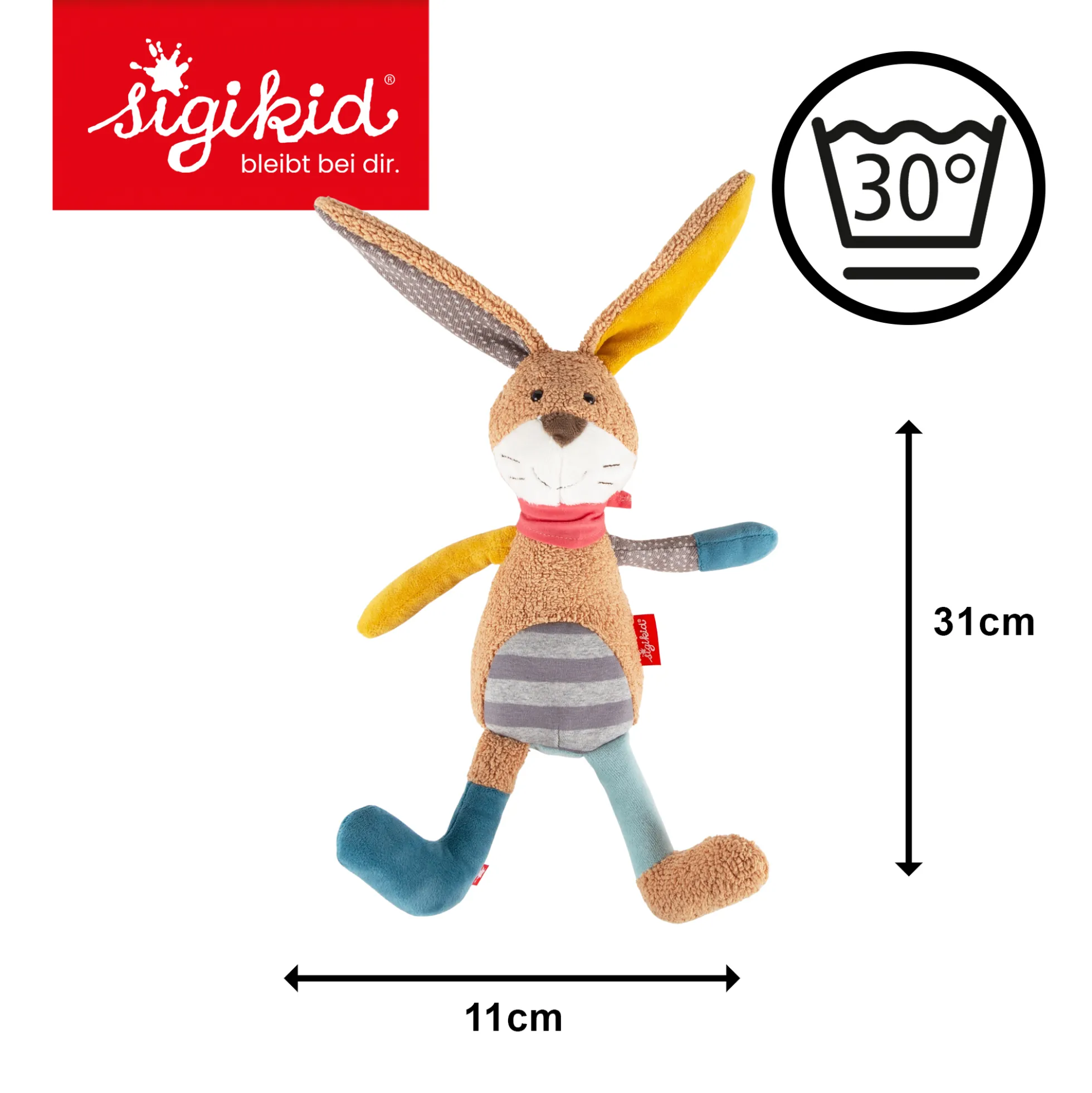 Kuscheltier Hase, Patchwork Sweety