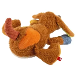 Kuscheltier Hund liegend, Patchwork Sweety