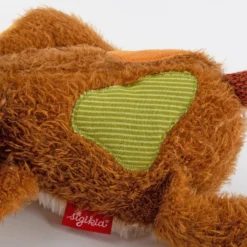 Kuscheltier Hund liegend, Patchwork Sweety