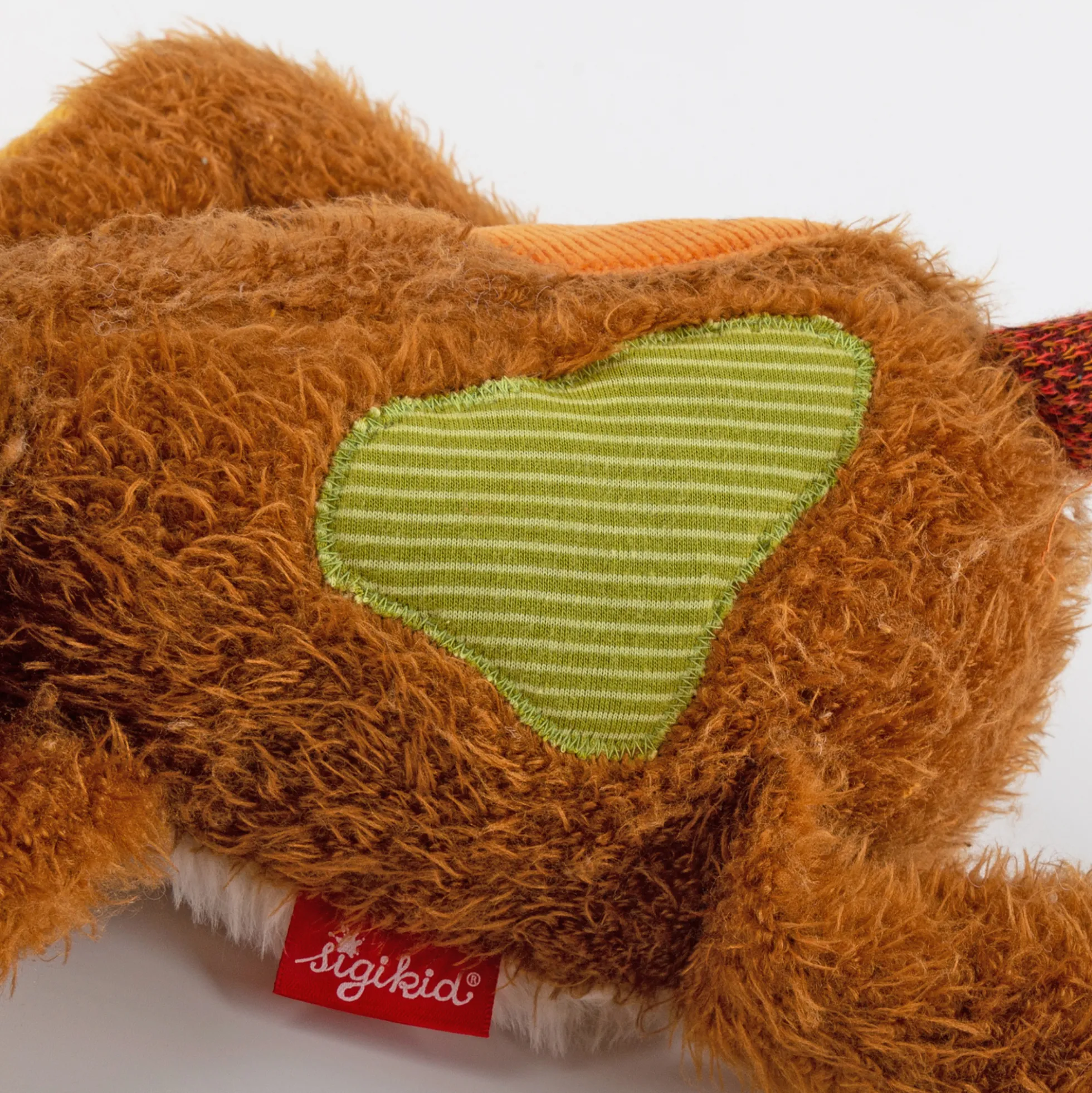 Kuscheltier Hund liegend, Patchwork Sweety