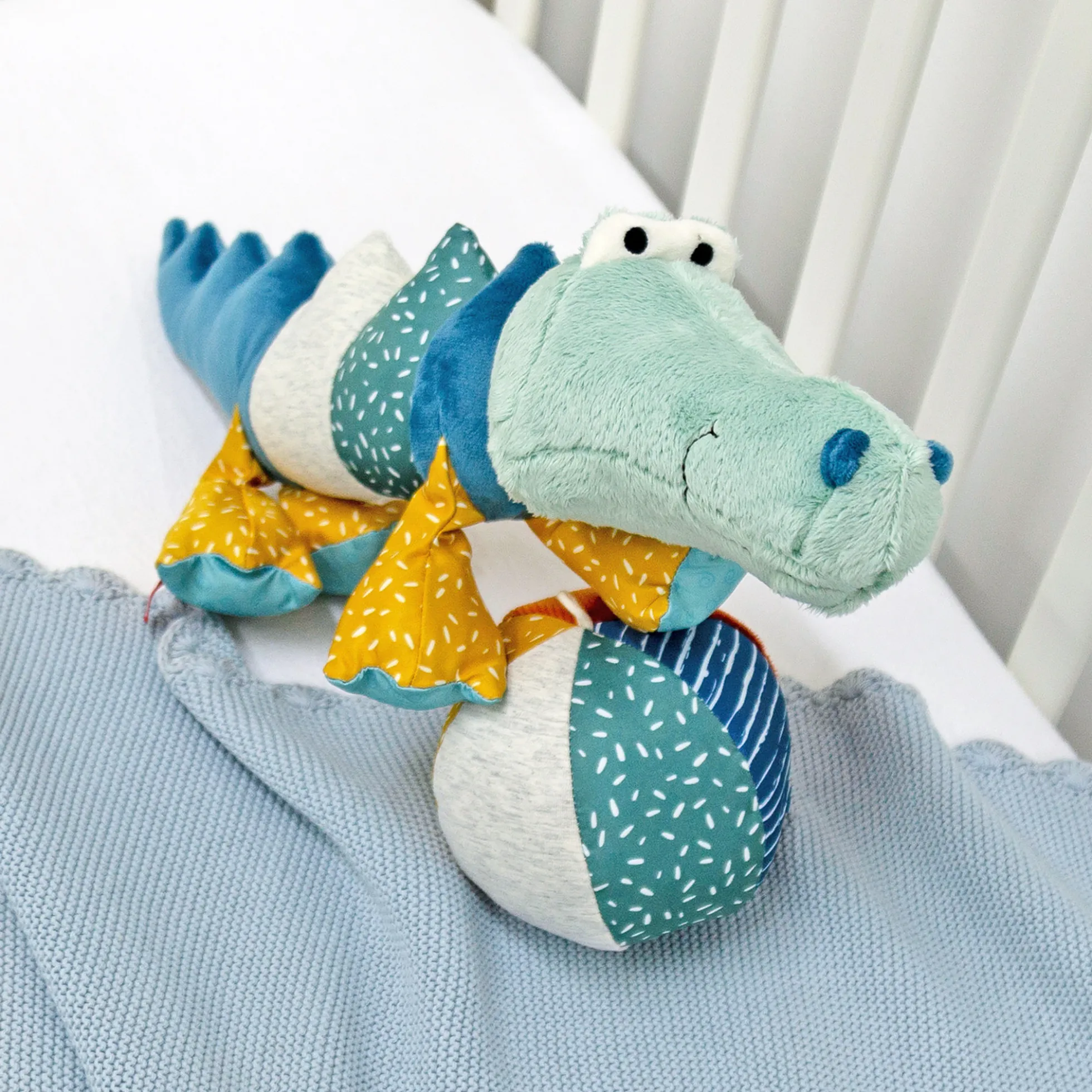 Kuscheltier Krokodil, Patchwork Sweety
