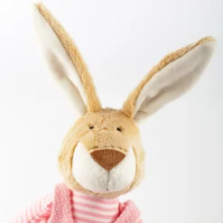 Kuscheltier Namensspielfigur Hase rosa