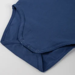 Langarm Baby Body Monster, blau