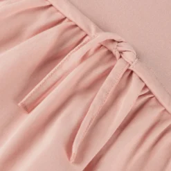 Langärmeliges Kinderkleid hellrosa, Petit Croissant