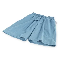 Leichte Kinder Culotte jeansblau