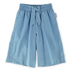 Leichte Kinder Culotte jeansblau