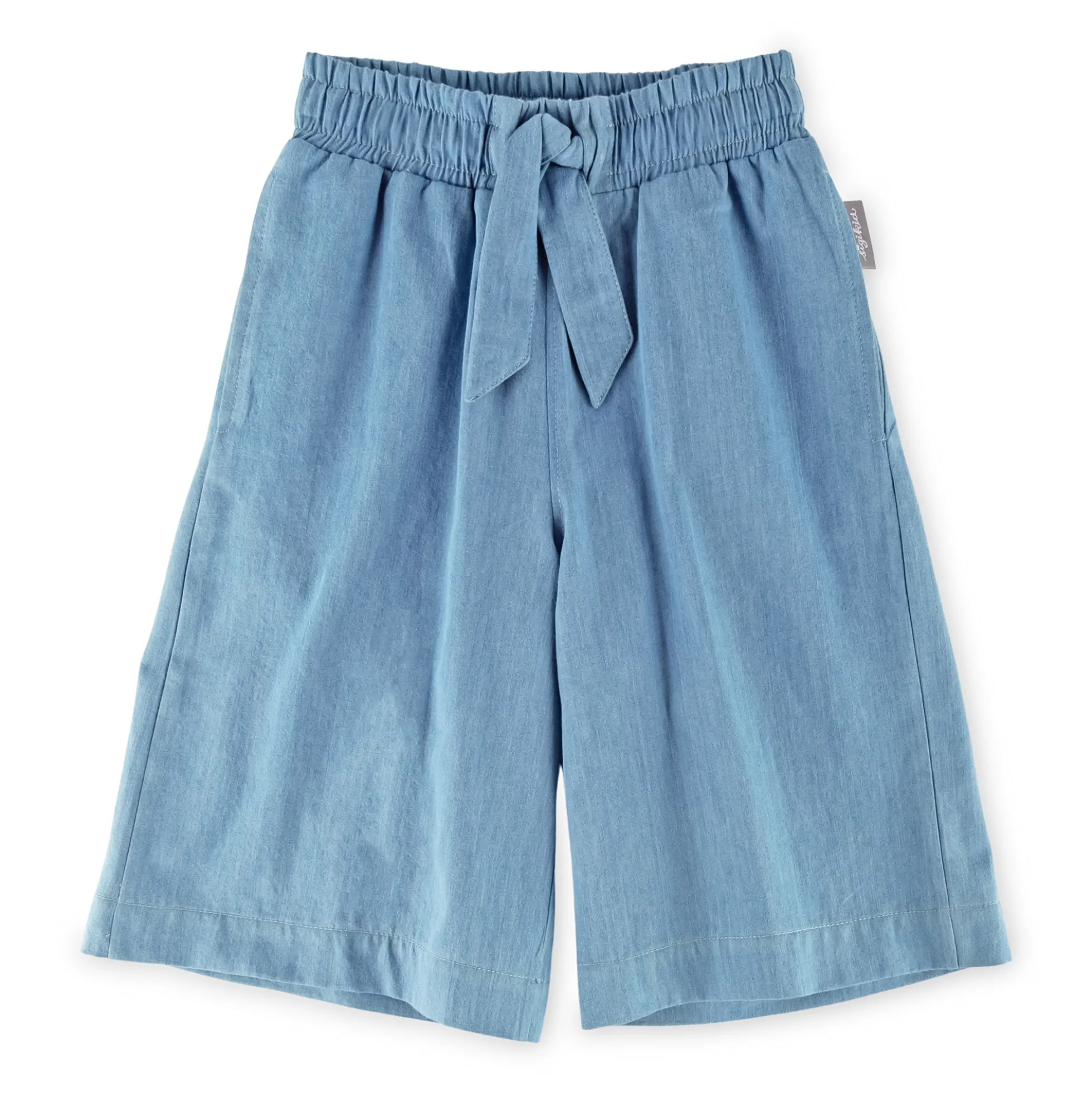 Leichte Kinder Culotte jeansblau