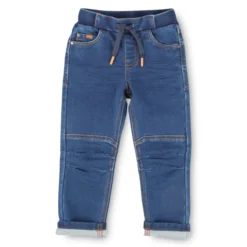 Lässige Kinderjeans mit Dehnbund und Bändchen