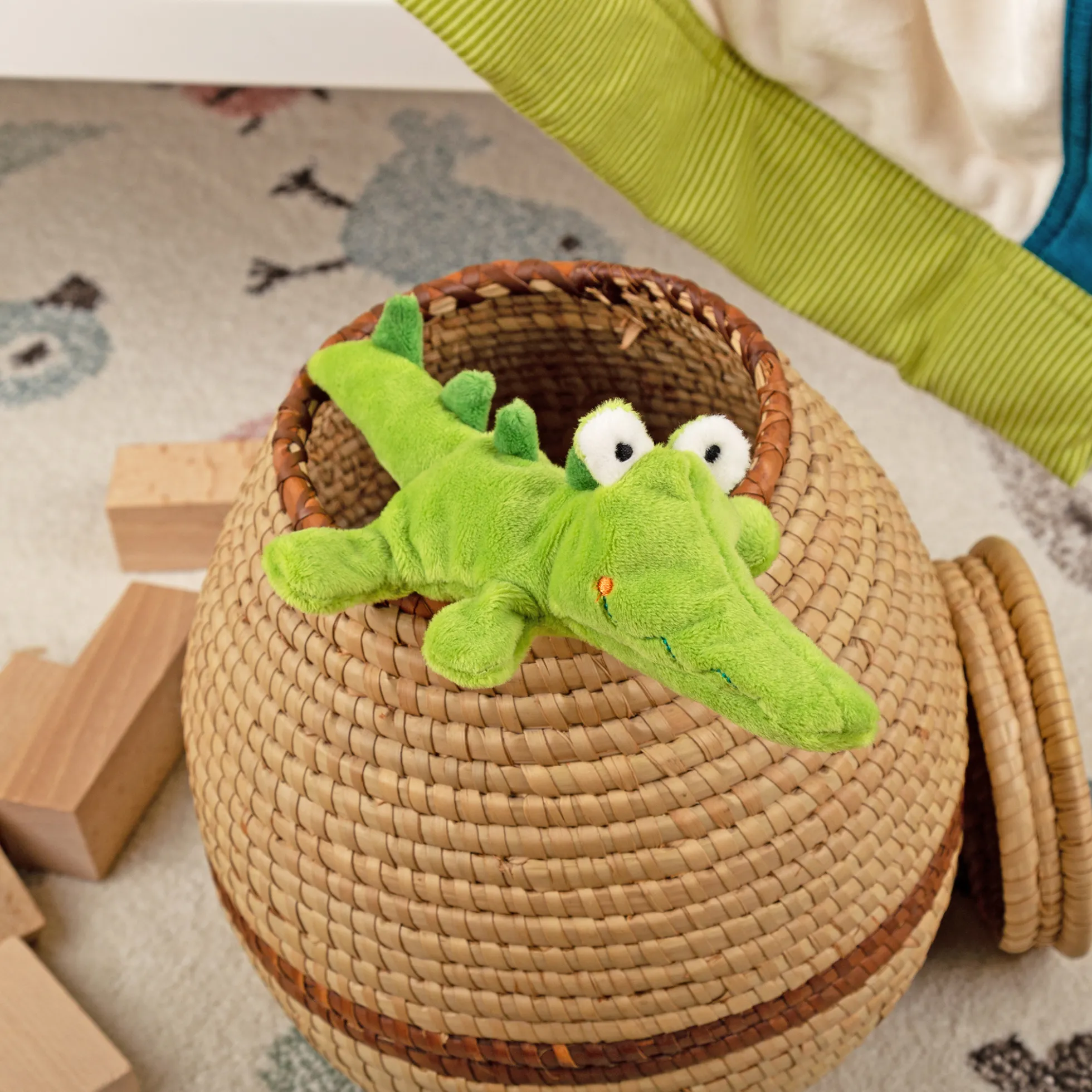 Mini Kuscheltier Krokodil