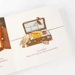 Mitmach-Kinderbuch Mister O'Lui packt das Glück in seinen Koffer