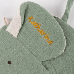 Namensknistertuch Elefant