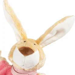 Namensschnuffeltuch Hase rosa