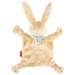 Namensschnuffeltuch Hase türkis