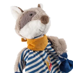 Namensschnuffeltuch Waschbär