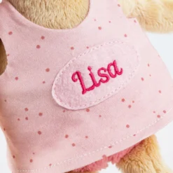 Namensspieluhr Hase rosa