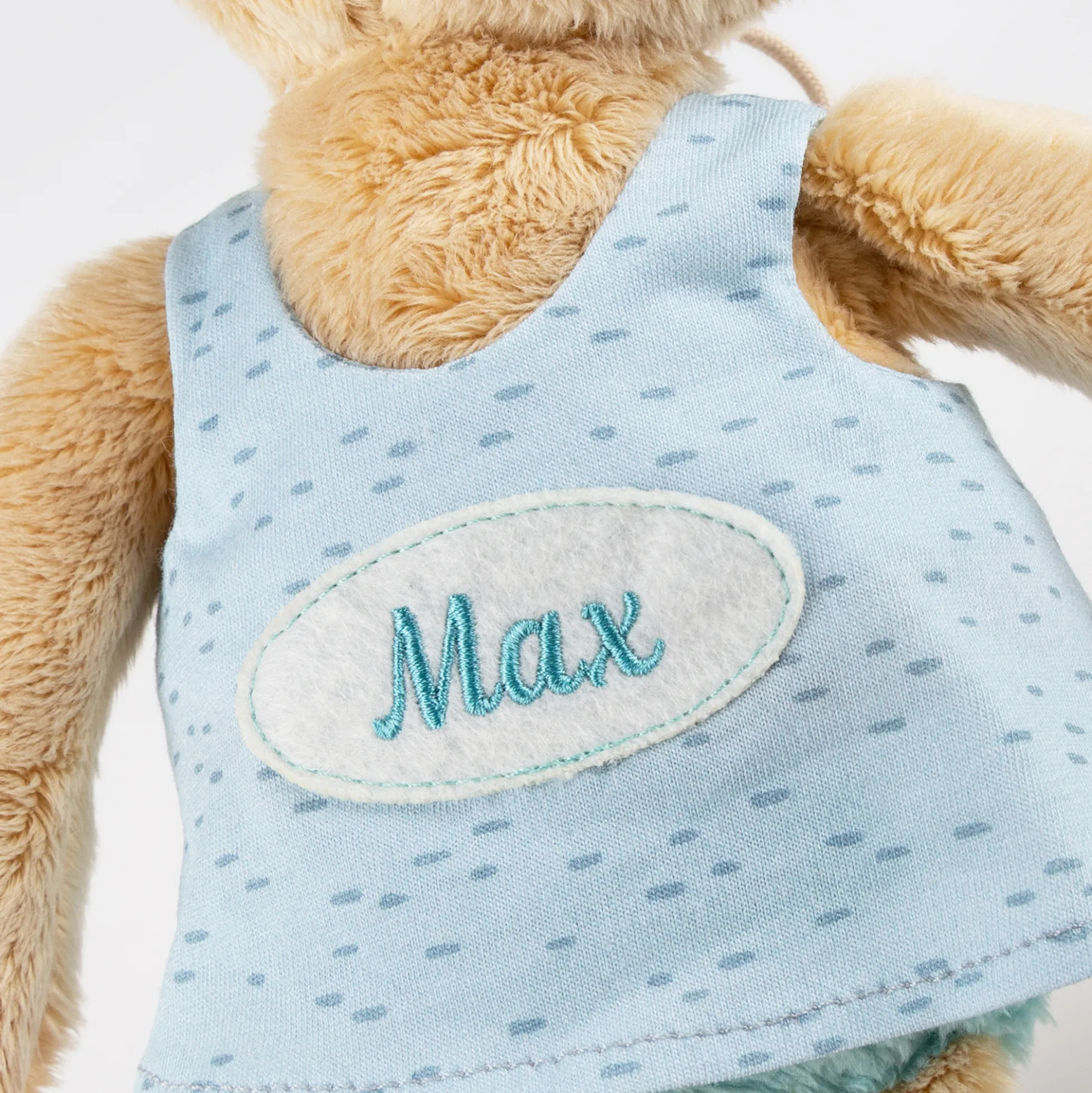 Namensspieluhr Hase türkis