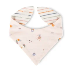 Newborn Baby Halstuch zum Wenden, zartrosa