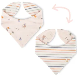 Newborn Baby Halstuch zum Wenden, zartrosa