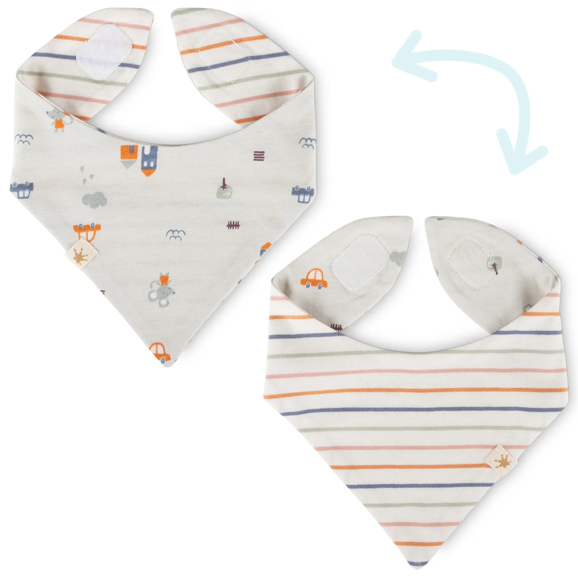 Newborn Baby Halstuch zum Wenden