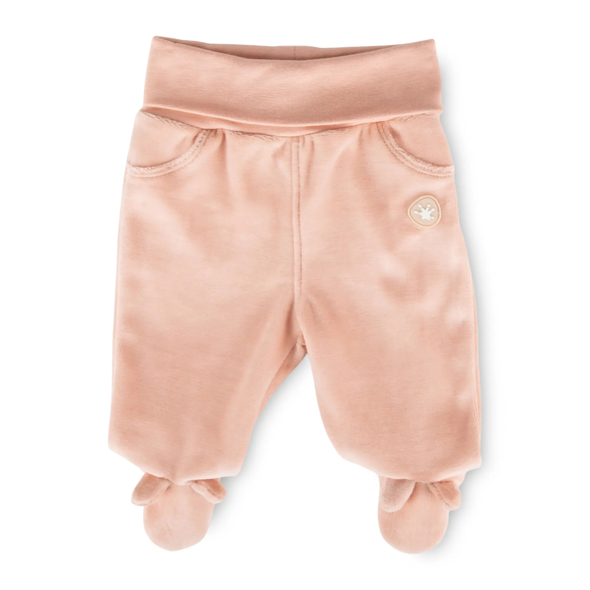 Newborn Babyhose Nicki Velour, rosa