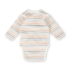 Newborn Baby Langarm Body, geringelt