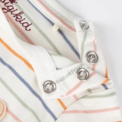 Newborn Baby Langarmshirt, geringelt