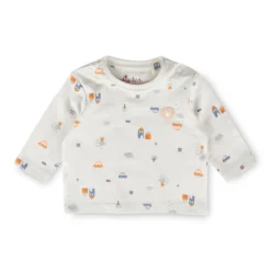 Newborn Baby Langarmshirt, Mini-Print