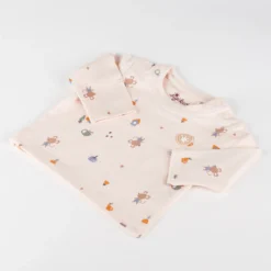 Newborn Baby Langarmshirt, zartrosa