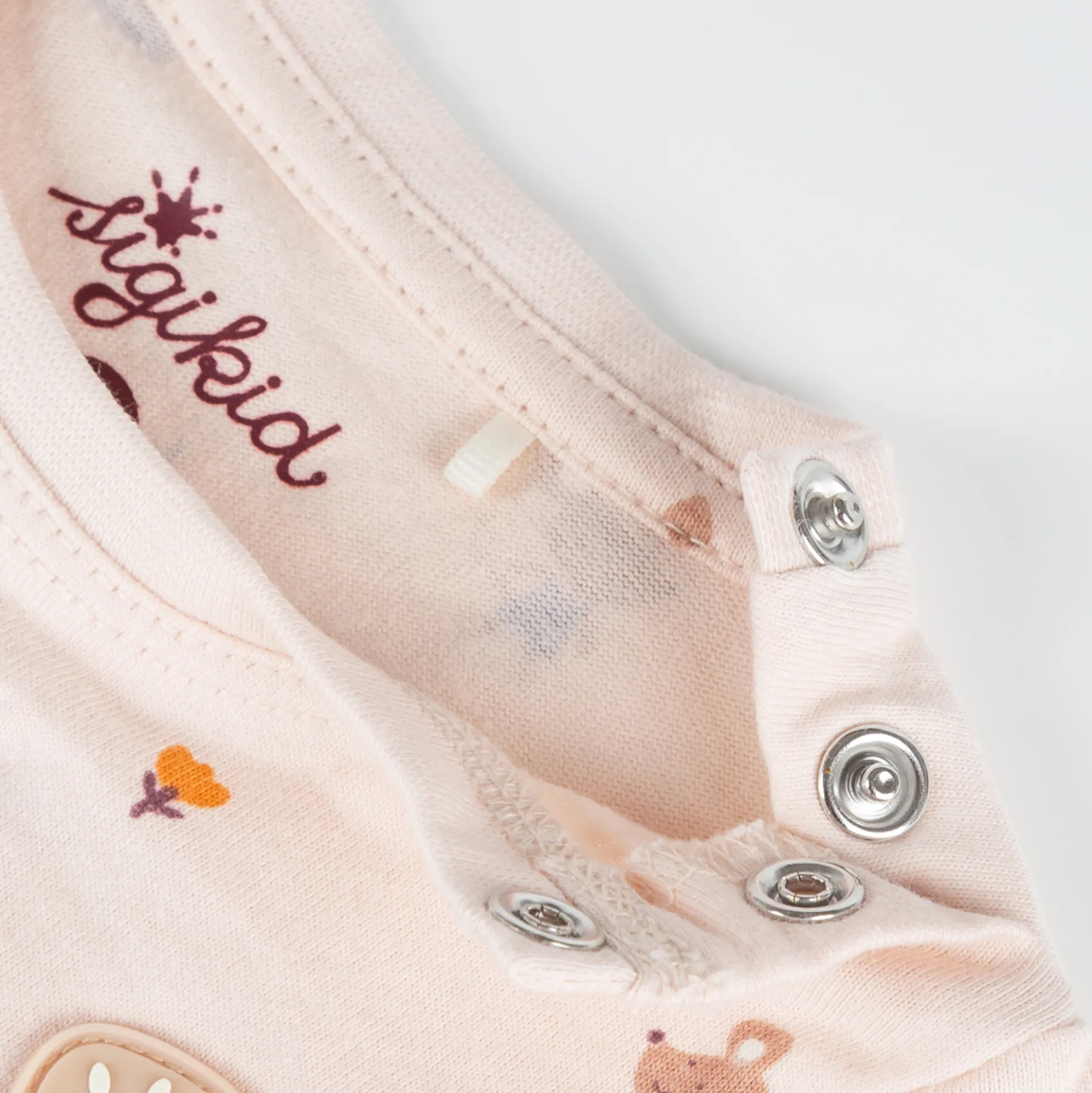 Newborn Baby Langarmshirt, zartrosa