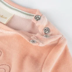 Newborn Babyshirt Nicki Velour, rosa