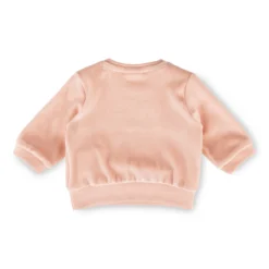 Newborn Babyshirt Nicki Velour, rosa