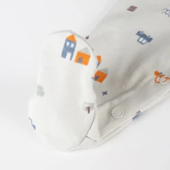 Newborn Baby Strampelanzug mit Kratzschutz