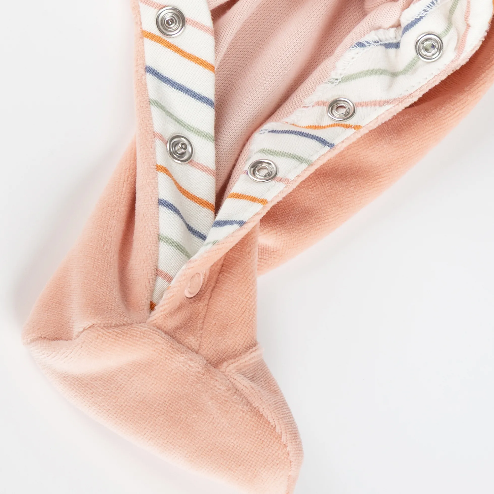 Newborn Babystrampler Nicki Velour, rosa