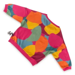 Oversized Kinder Langarmshirt, bunt bedruckt