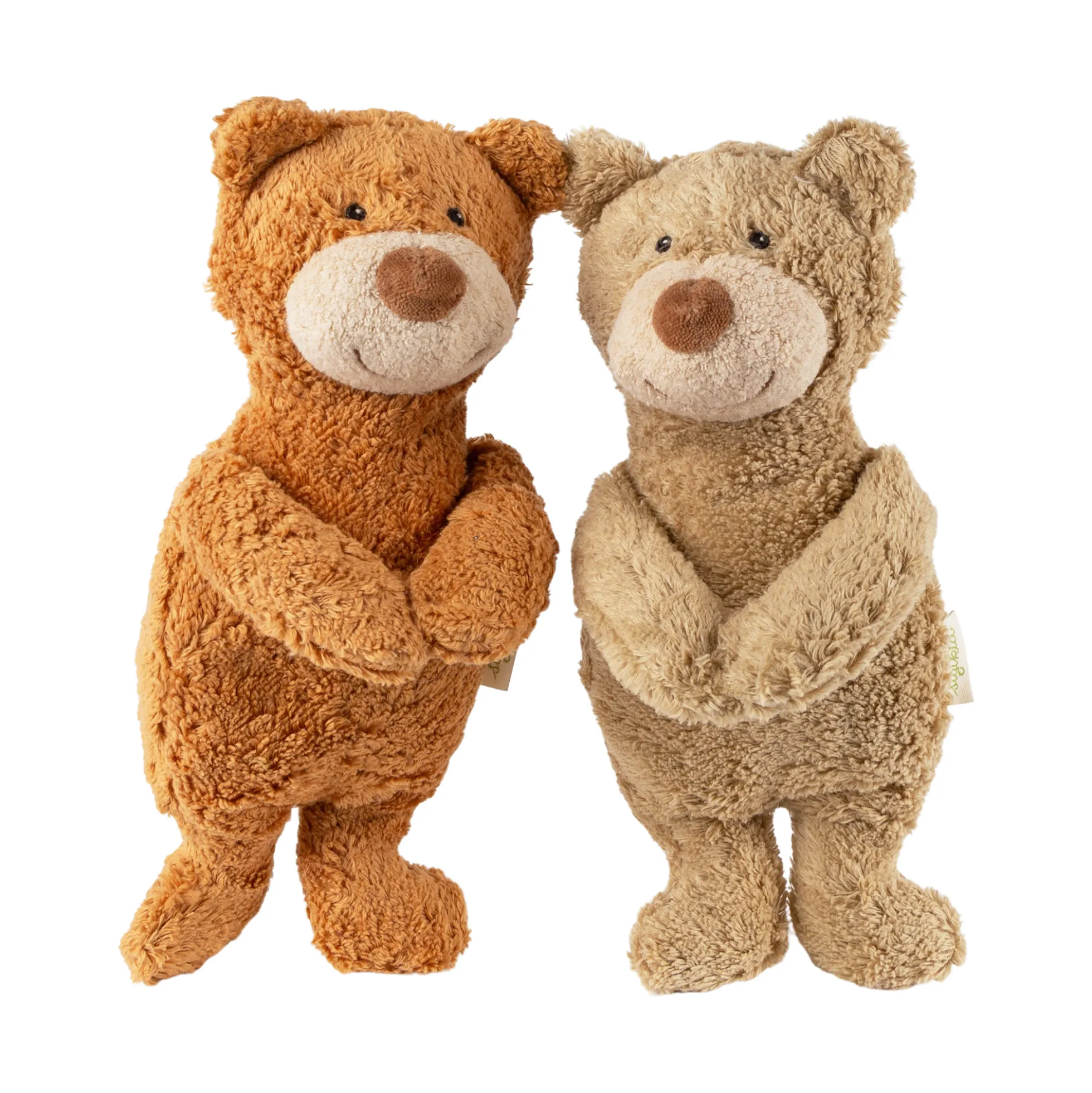 Plüschtier Bär beige, Bio-Baumwolle & Schurwolle, Pure Collection
