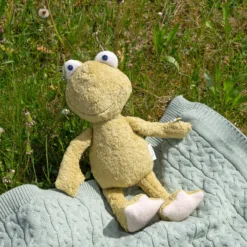 Plüschtier Frosch, Bio Baumwolle & Schurwolle, Pure Collection