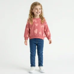 Schlanke Kinderjeans mit innen verstellbarem Dehnbund