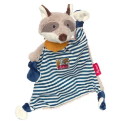 Schnuffeltuch Waschbär blau