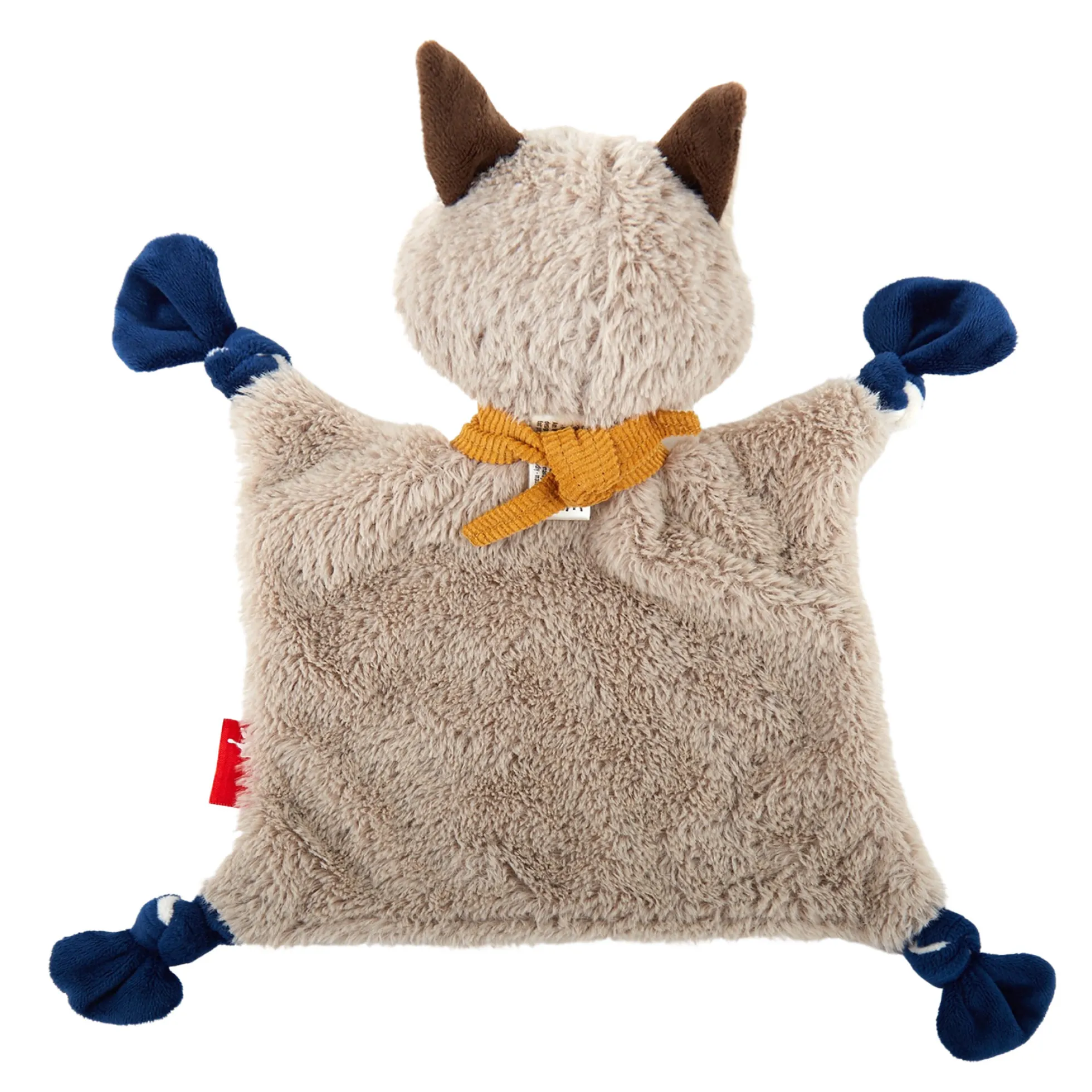 Schnuffeltuch Waschbär blau