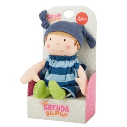Stoffpuppe Brenda Bilipup, blau