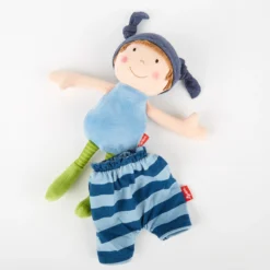 Stoffpuppe Brenda Bilipup, blau