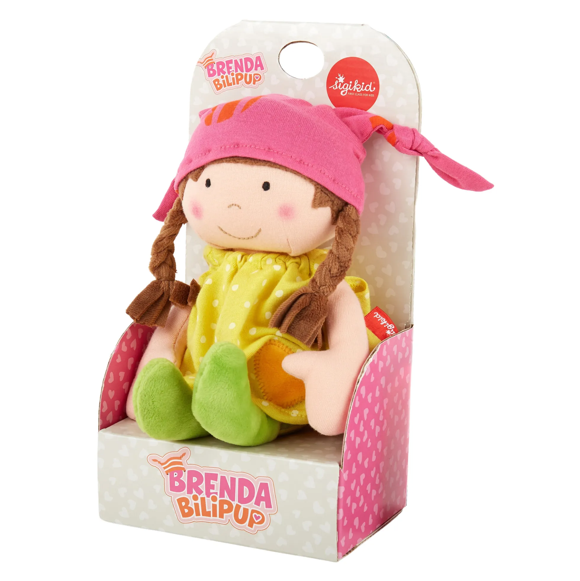 Stoffpuppe Brenda Bilipup, gelb