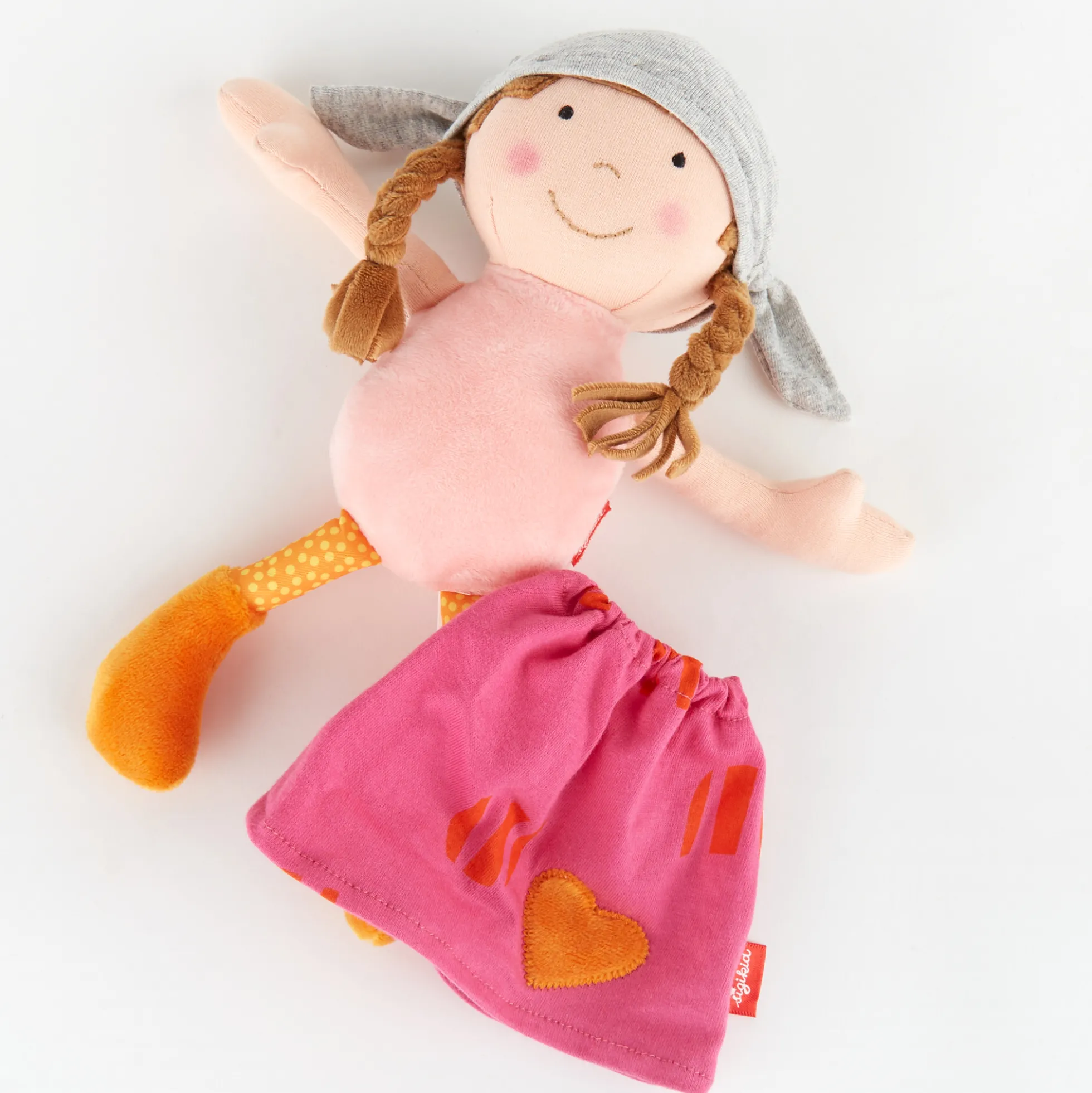 Stoffpuppe Brenda Bilipup, pink