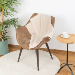Strick Babydecke, beige