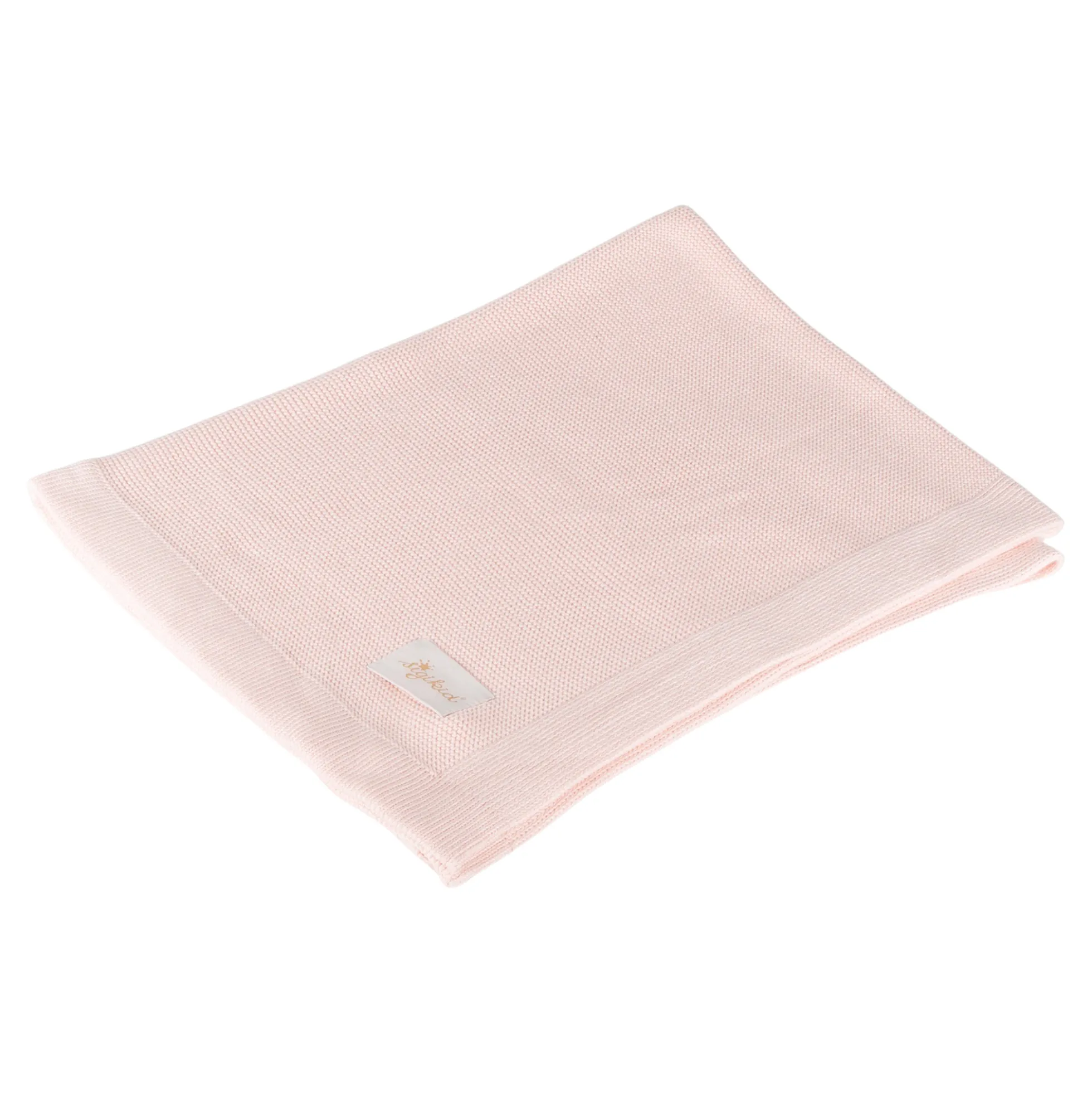Strick Babydecke, rosa