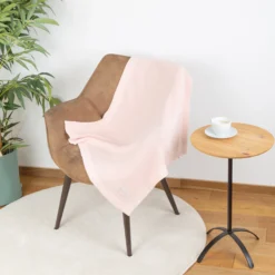 Strick Babydecke, rosa