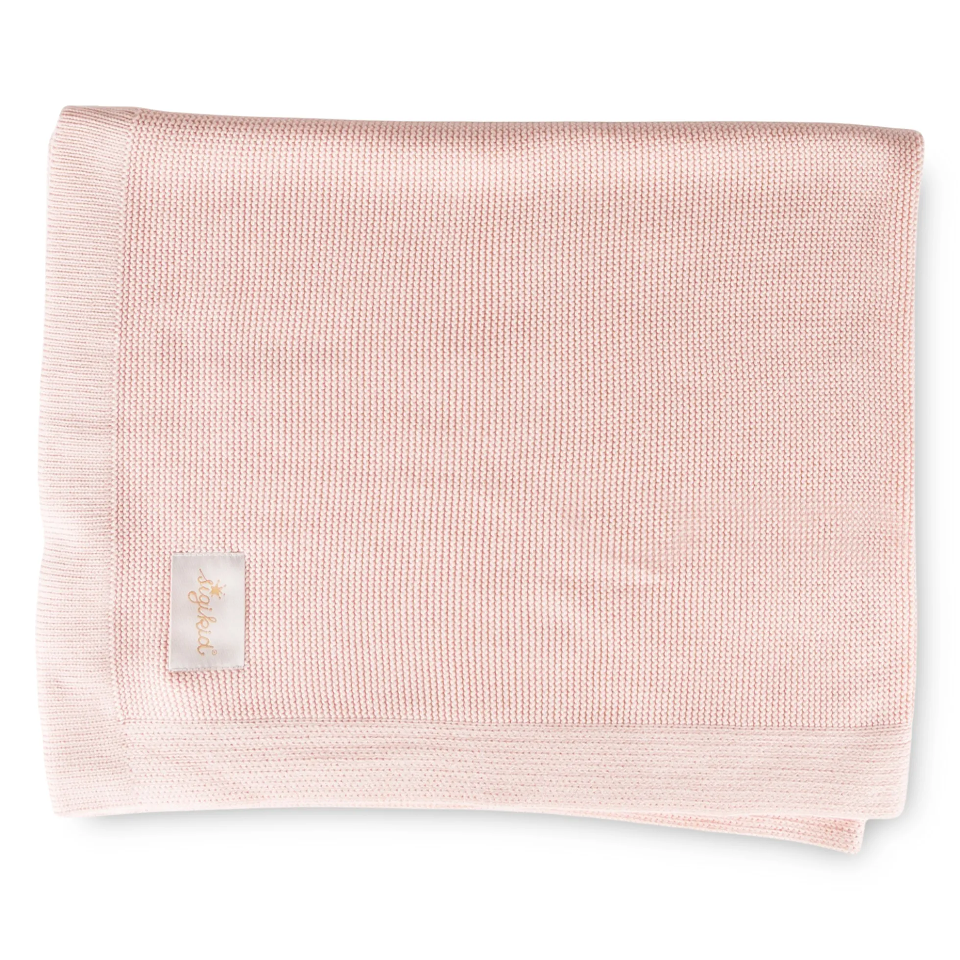 Strick Babydecke, rosa