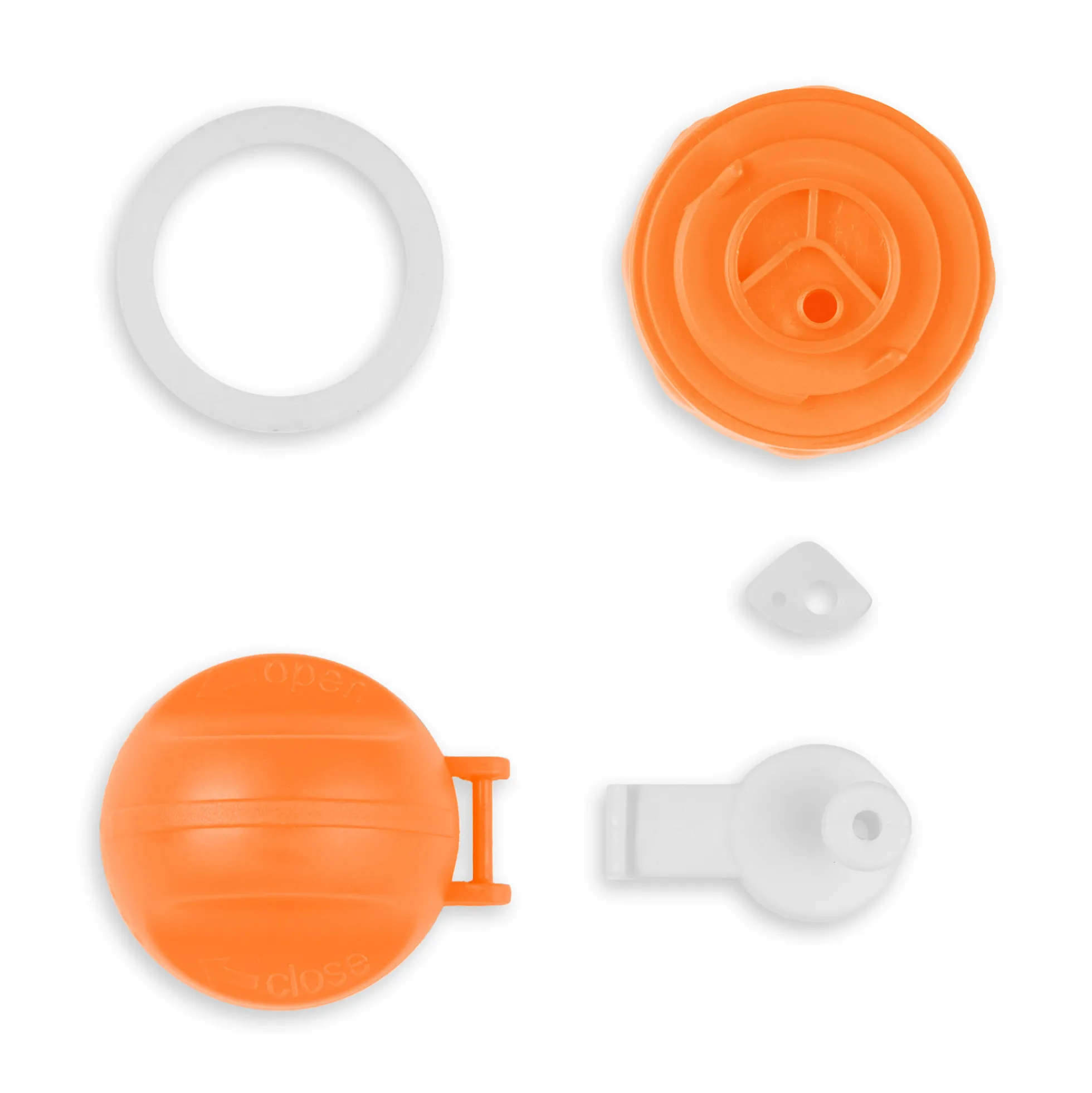 Trinkflaschenverschluß orange