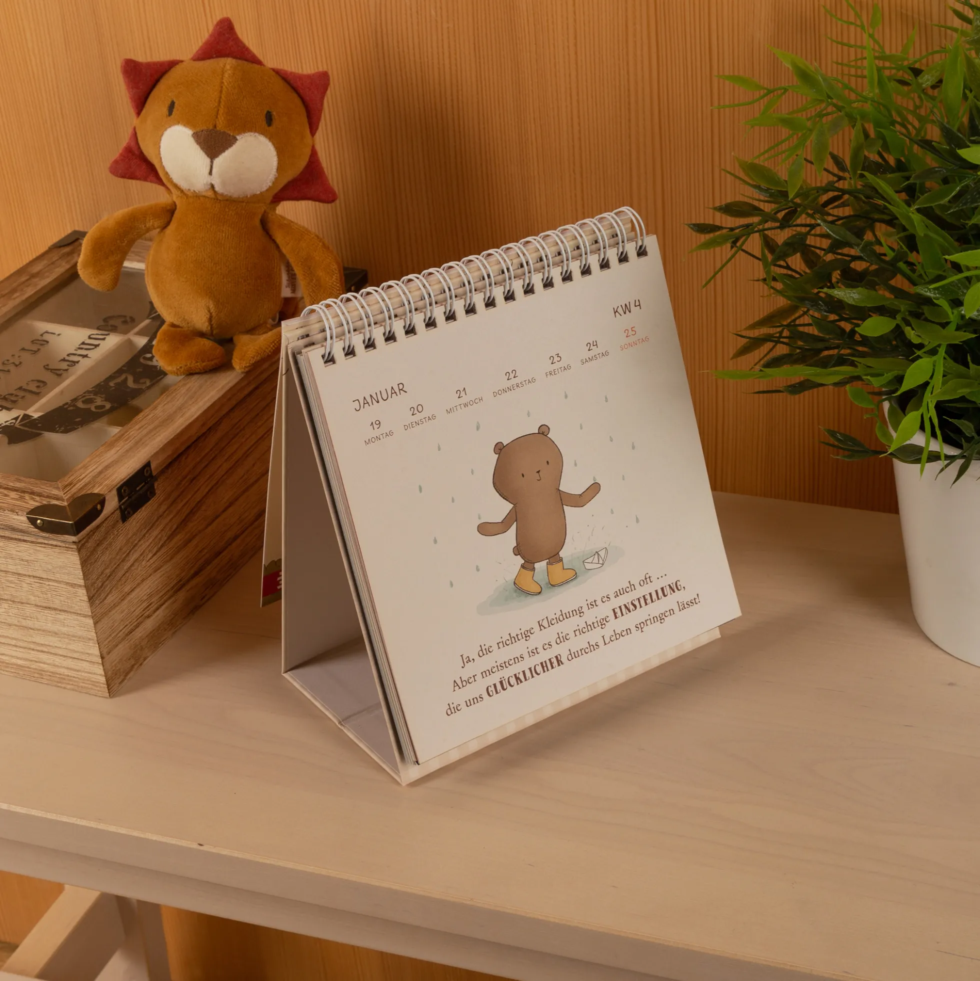 Wochenkalender Mister O'Lui - Das kleine Glück für zwischendurch