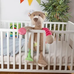 XXL Kuscheltier Bär im Patchworkstil